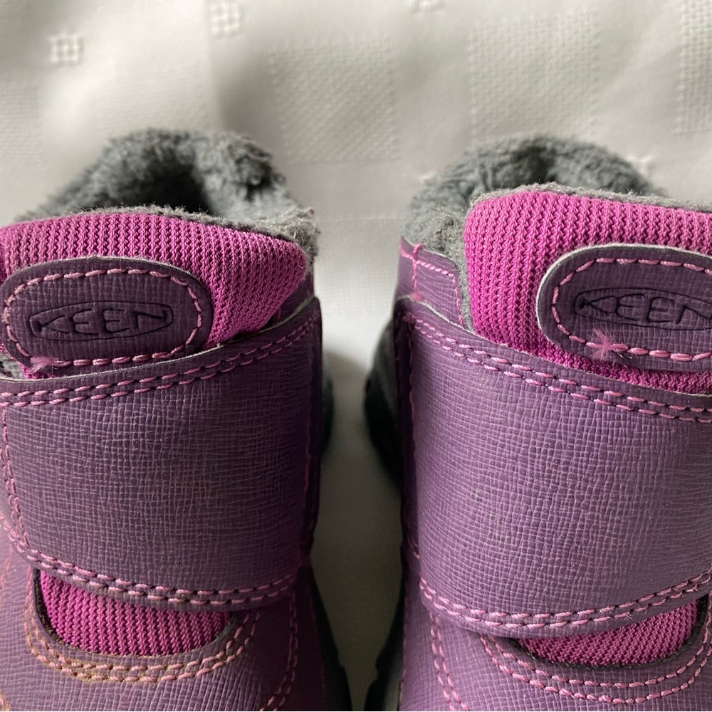 Keen Kids boots Kootenay - Wineberry/Dahlia Mauve - Picture 4 of 5
